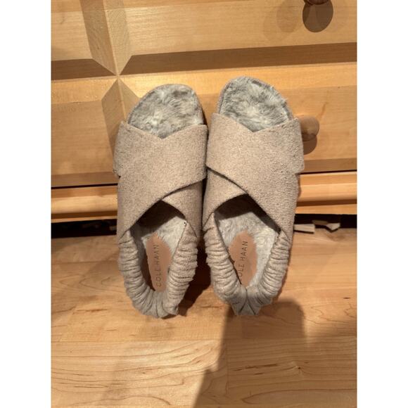 Cole Haan Mojave Crisscross Sandal (Unisex, Oatmeal Wool, 7.5, Medium/B) - Picture 5 of 10